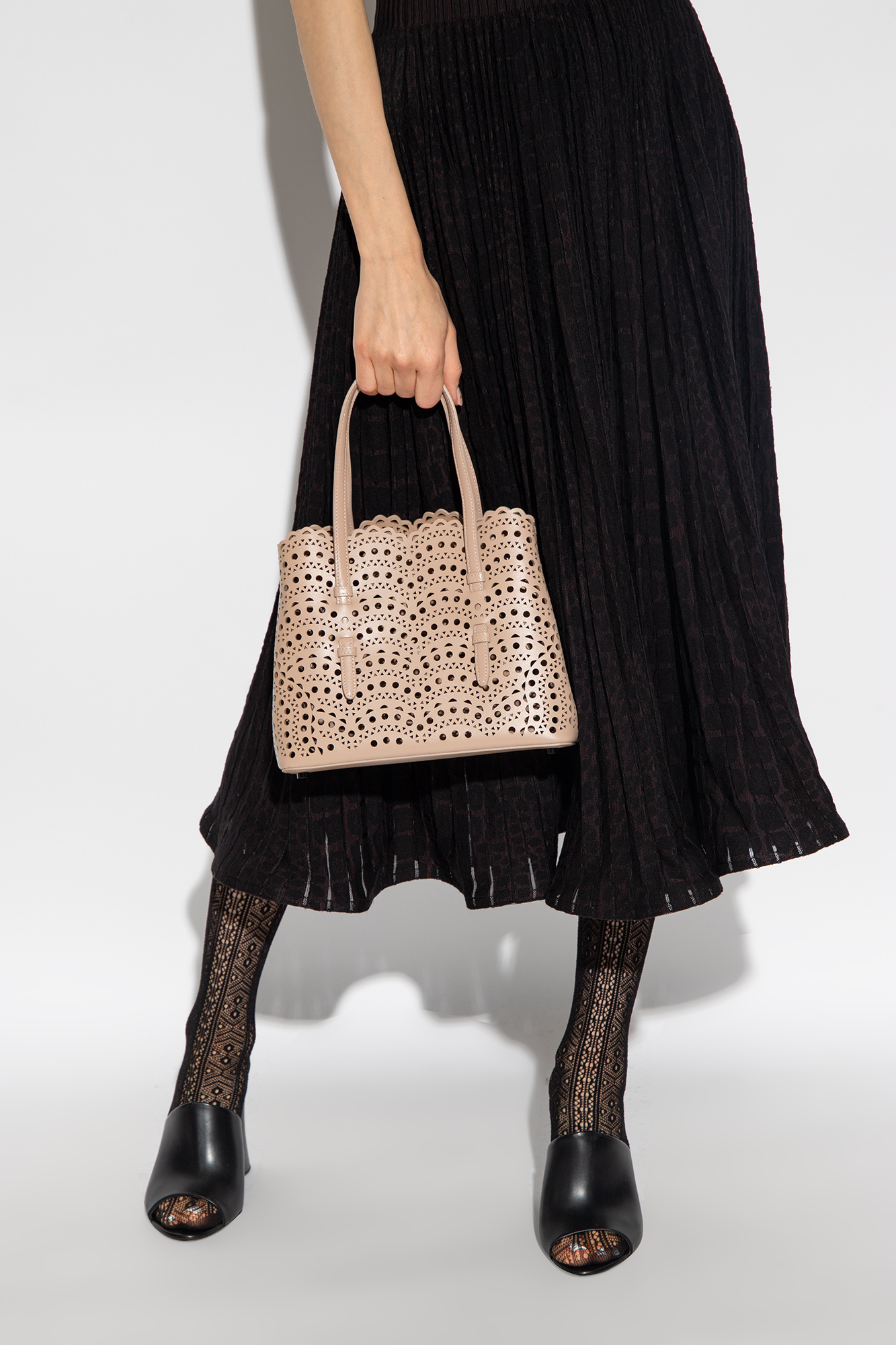 Gaufre two-way bag - SchaferandweinerShops Japan - Beige